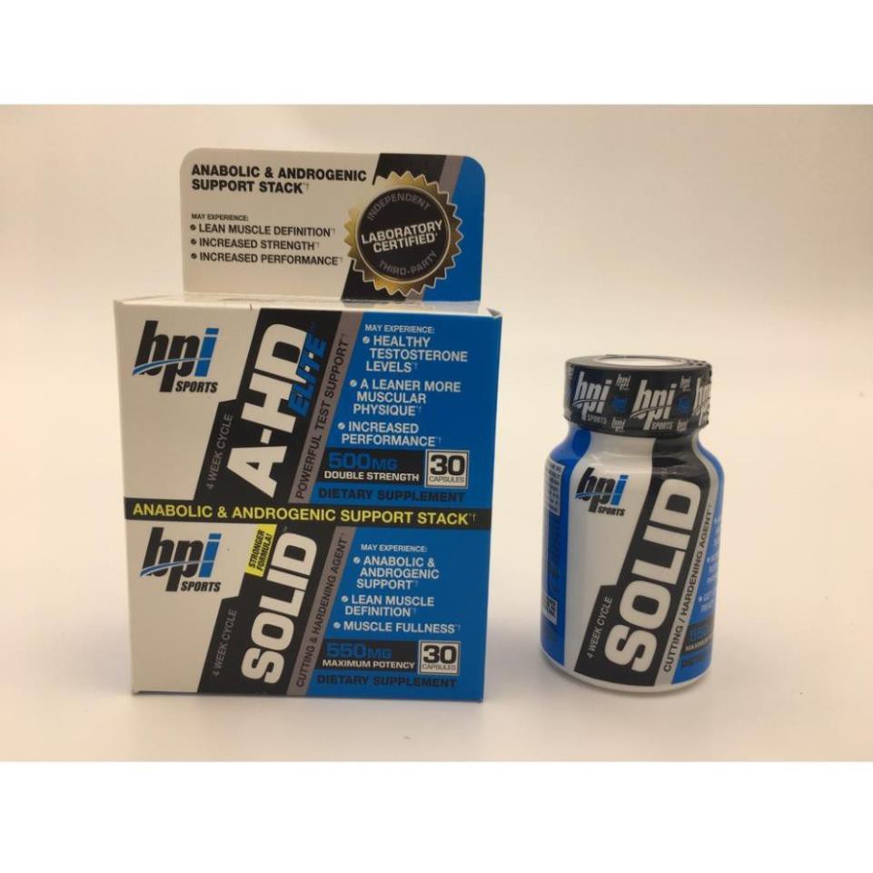 Viên test Hổ Trợ Tăng Sinh Lý Testosteron Và Phát Triển Cơ Bắp Bpi Bpisports AHD Lite Solid Authentic 100%