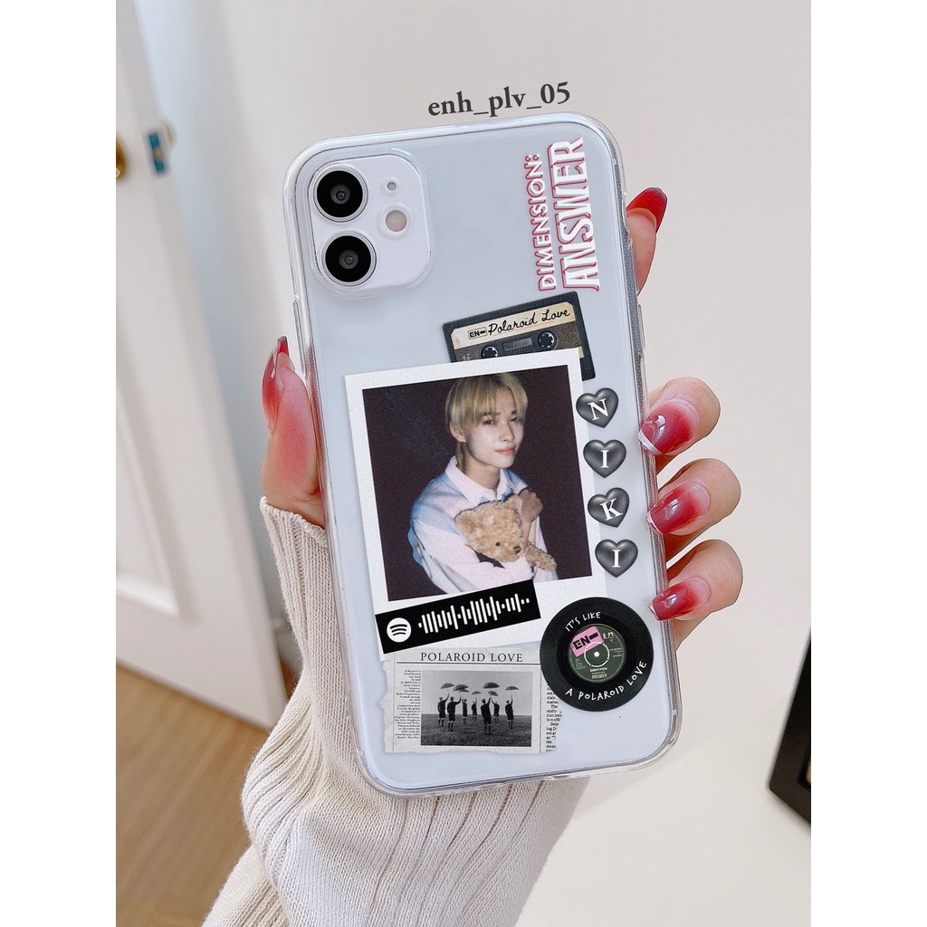 Ốp Điện Thoại Tùy Chỉnh Kpop Enhypen Câu Trả Lời Trả Lời Cuộc Trả Lời Cuộc Gọi Tình Yêu Sử Dụng Trong Ảnh Chống Nứt Nẻ Enhypen / Blackma