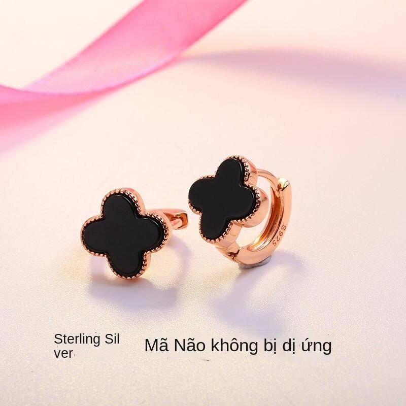 Khuyên Tai Hình Cỏ Bốn Lá Thời Trang Thanh Lịch Dành Cho Nữ