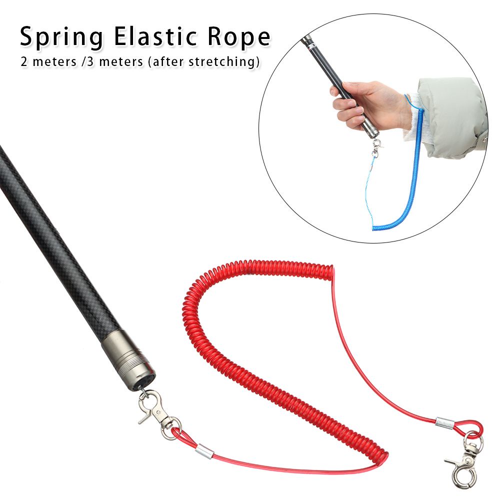 Dây lò xo co giãn bằng nhựa có móc khóa chống thất lạc điện thoại nhỏ gọn tiện dụng