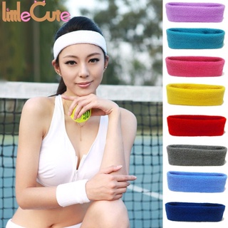 Băng đô cotton co giãn thấm hút mồ hôi tiện dụng cho nam nữ chơi thể thao / bóng rổ / tập gym