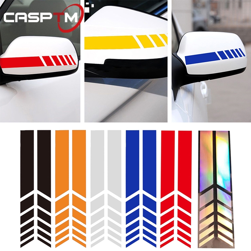 Universal Car motorcycle reflective stickers wheel in fender waterproof safety warning arrow tape decals