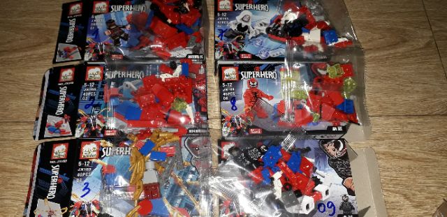 Combo 12 hộp lắp ráp Lego SuperHero 1153 trọn bộ