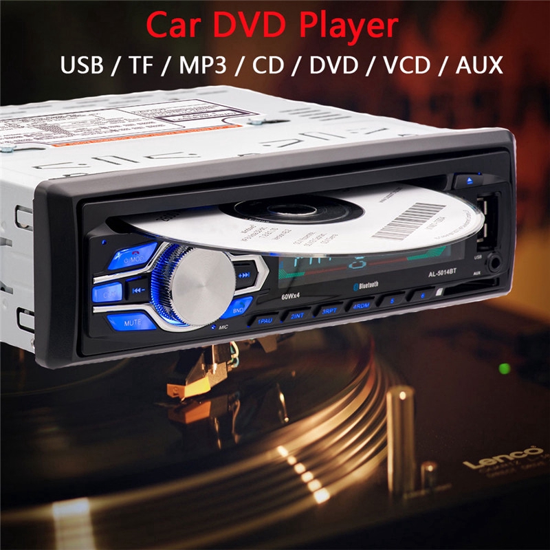 Đầu phát âm thanh trên xe hơi Bluetooth Radio stereo DVD CD / USB / SD / AUX-IN / FM