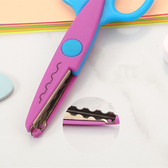 Kéo Nhựa Cắt Giấy Nhiều Màu Cho Bé
