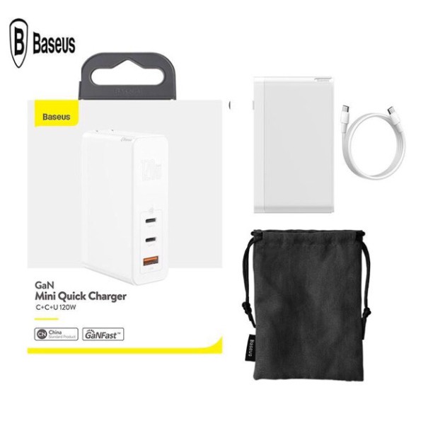 Củ sạc nhanh đa năng Baseus GaN2 Pro Quick Charger 120W dùng cho Smartphone/ Tablet/ Macbook / Laptop