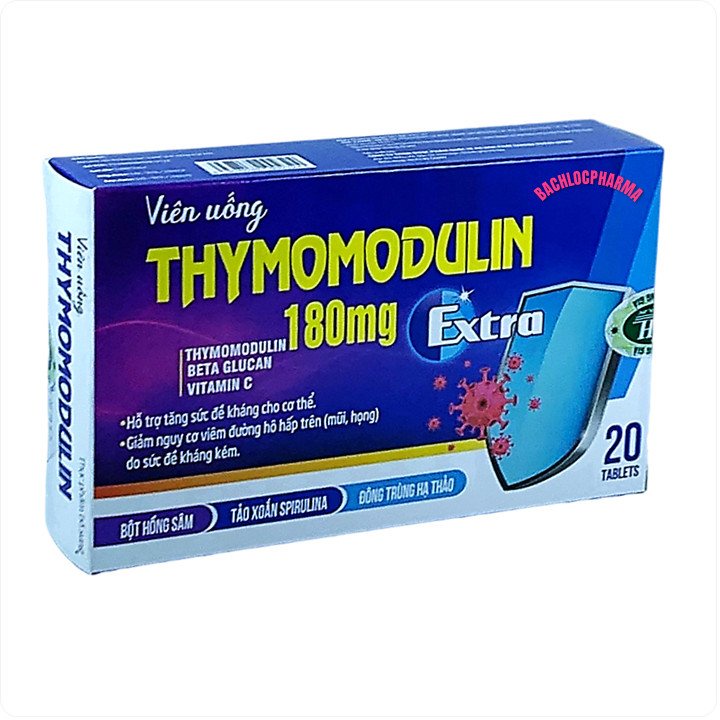 Viên uống Thymomodulin 180mg tăng cường sức đề kháng, phòng tránh bệnh đường hô hấp ♥️