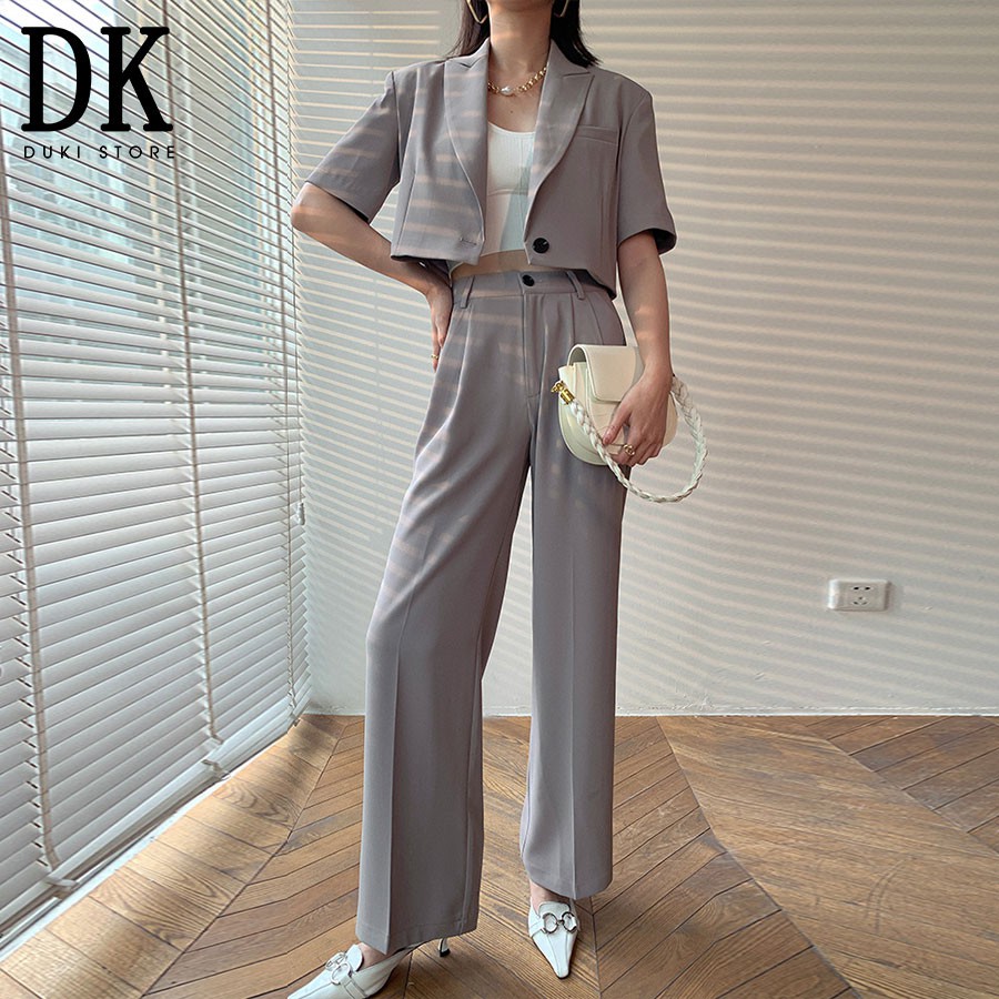 Áo khoác blazer, áo vest blazer nữ dáng lửng cực xinh - DUKI STORE | BigBuy360 - bigbuy360.vn