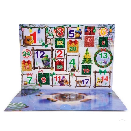 Set đồ chơi PAW Patrol: 2022 Advent Calendar with 24 Surprise Toys