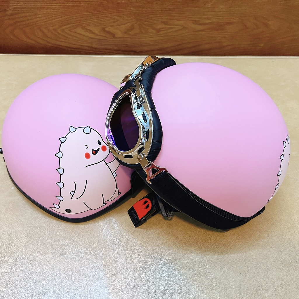 Mũ Bảo Hiểm Nửa Đầu 1/2 Nhiều Tem Siêu HOT TREND - Hàng Cao Cấp bảo hành 12 tháng