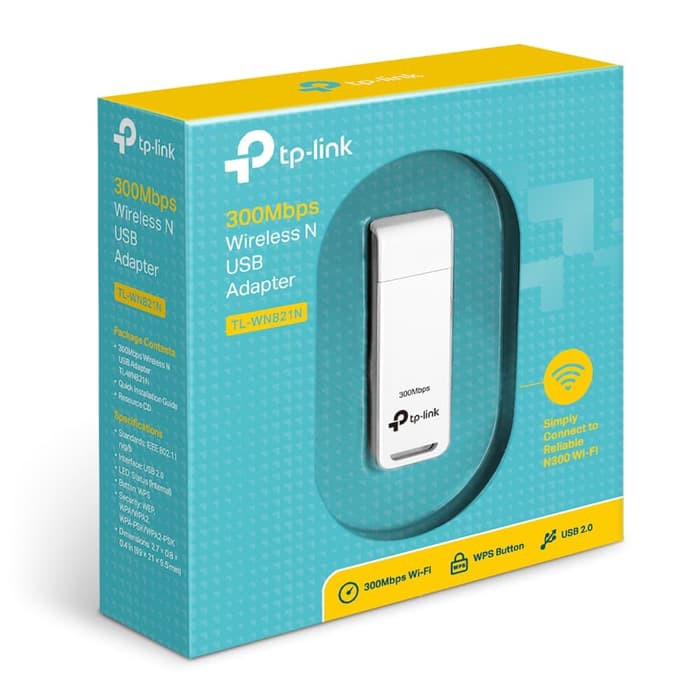 Usb Wifi Tplink Tl-Wn821N 300mbps