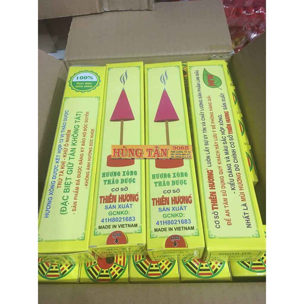 Nhang xông phong thủy Thiên Hương tẩy uế, trừ tà - 100% Thiên Nhiên