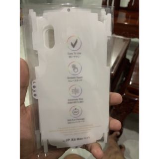 Miếng dán PPF bảo vệ mặt lưng và viền máy iphone XS MAX 6.5 inch