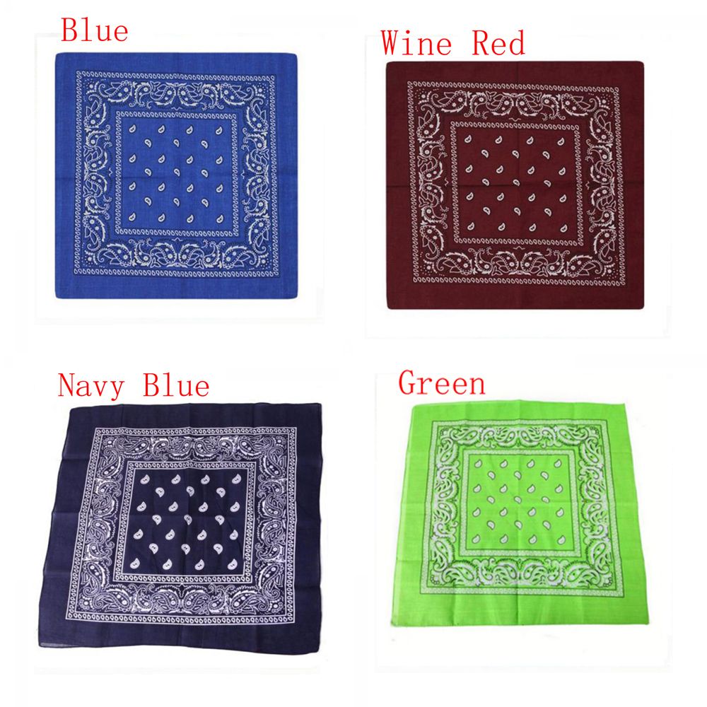 [Hàng mới về] Khăn vuông cotton quấn đầu in họa tiết độc lạ cho nam và nữ
