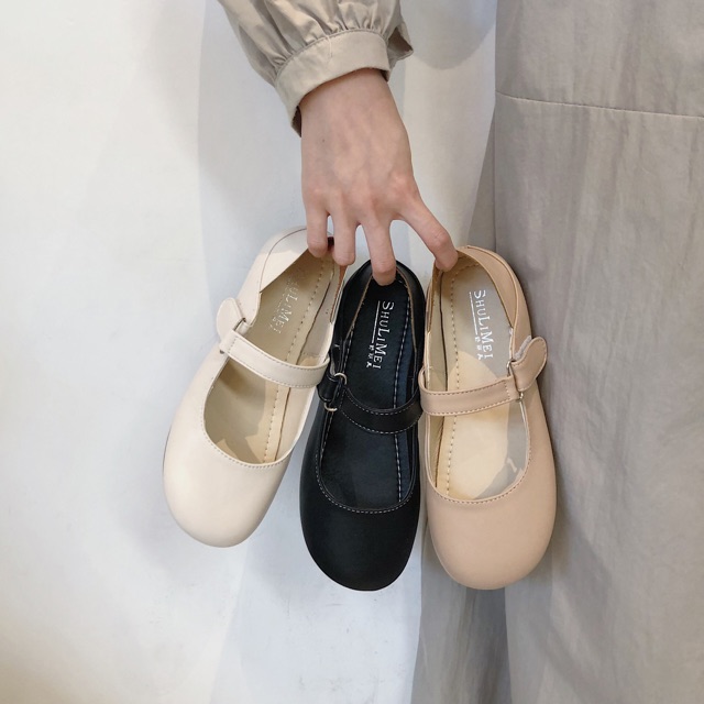 ( Sẵn Hàng + Ảnh Thật + FreeShip ) GIÀY BÚP BÊ có hộp, Phong cách vintage ulzzang (tặng quà ngẫu nhiên) | BigBuy360 - bigbuy360.vn