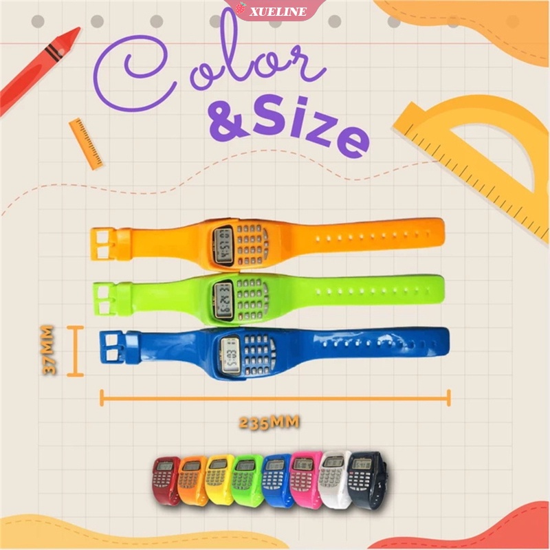 Đồng Hồ ĐiệN Tử BằNg Silicone Đa Năng Cho Bé