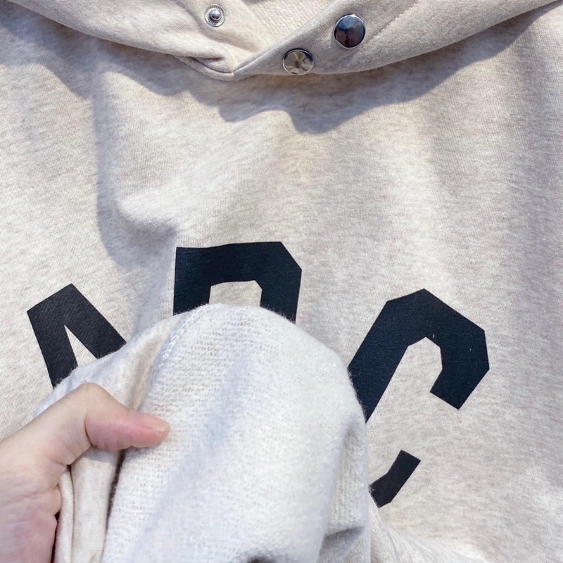 ÁO HOODIE XÁM A.B.C UNISEX NAM NỮ [ RẺ VÔ ĐỊCH ] | BigBuy360 - bigbuy360.vn