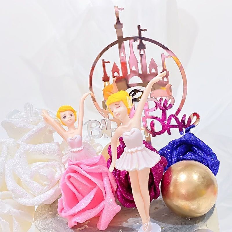 1 Que Cắm Trang Trí Bánh Kem Chữ Happy Birthday