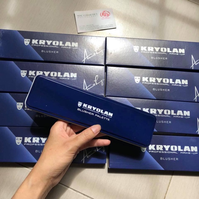 Bảng má Kryolan Blush 5 ô