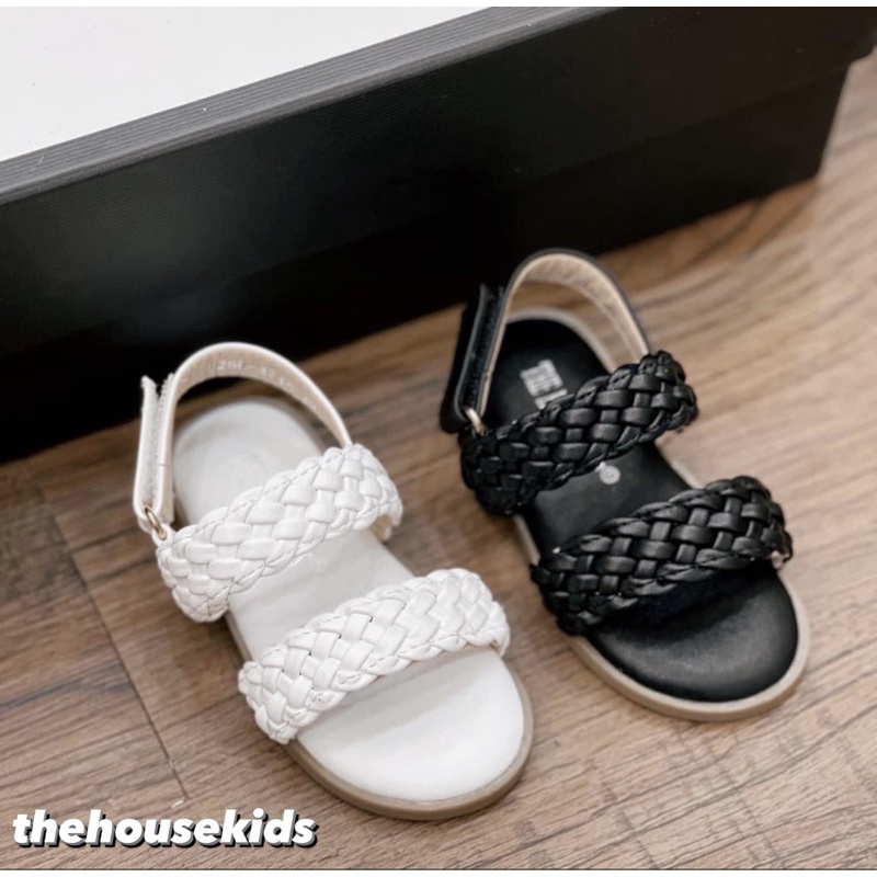 Sandal Cho Bé Gái Sandal Trẻ Em Cao Cấp THE HOUSE KIDS Đan Màu