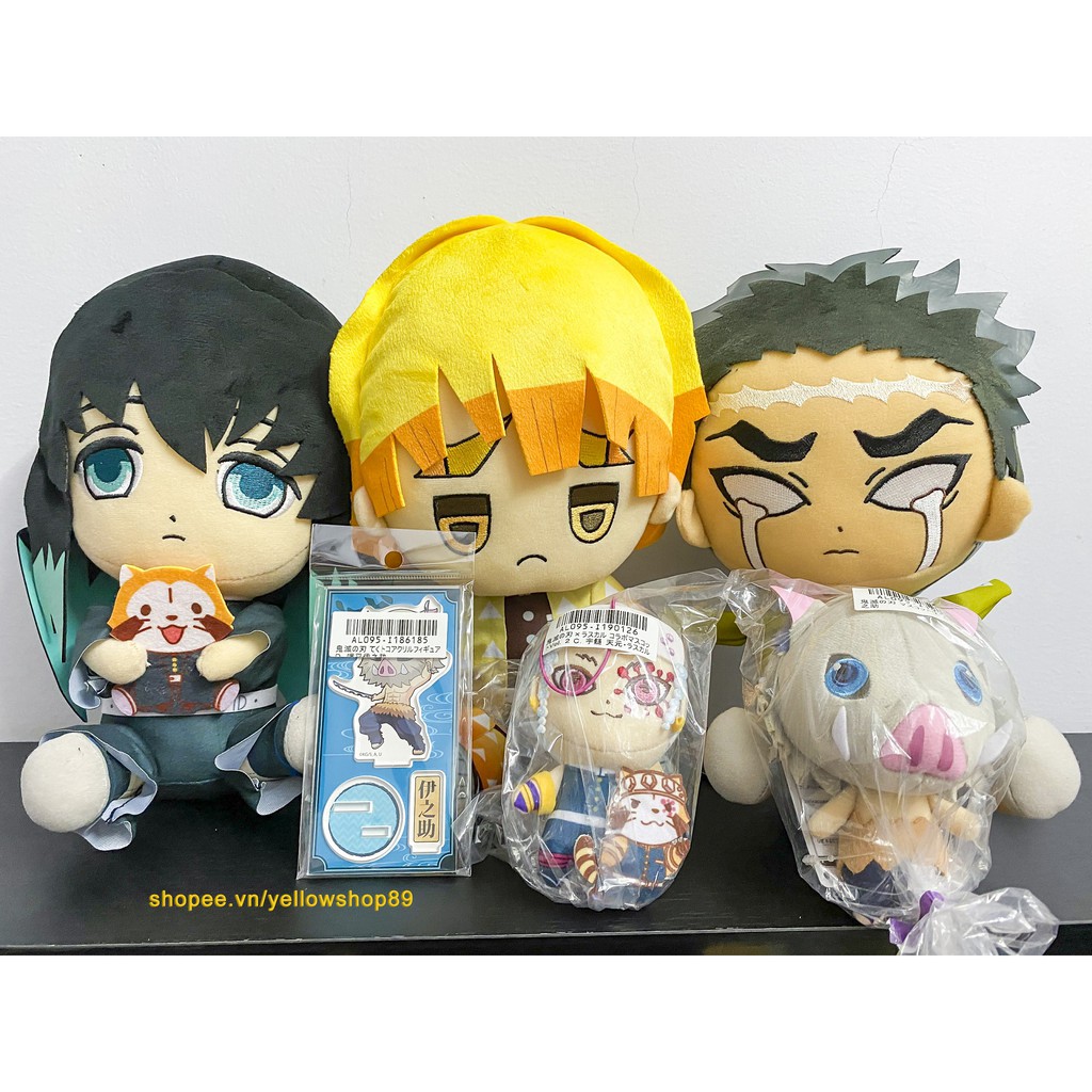 [CHÍNH HÃNG][JAPAN] Doll bông Kimetsu no Yaiba - Muichiro Tokito, Zenitsu, Himejima Gyoumei, Uzui Tengen, Inosuke