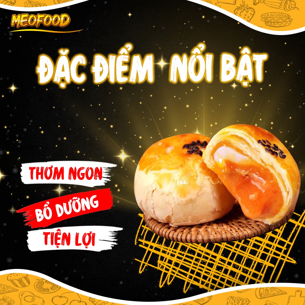 Bánh trứng chảy ngàn lớp đài loan 1kg MeoFood MF03