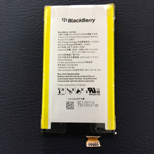 Pin Điện thoại Blackberry Z30/Z20