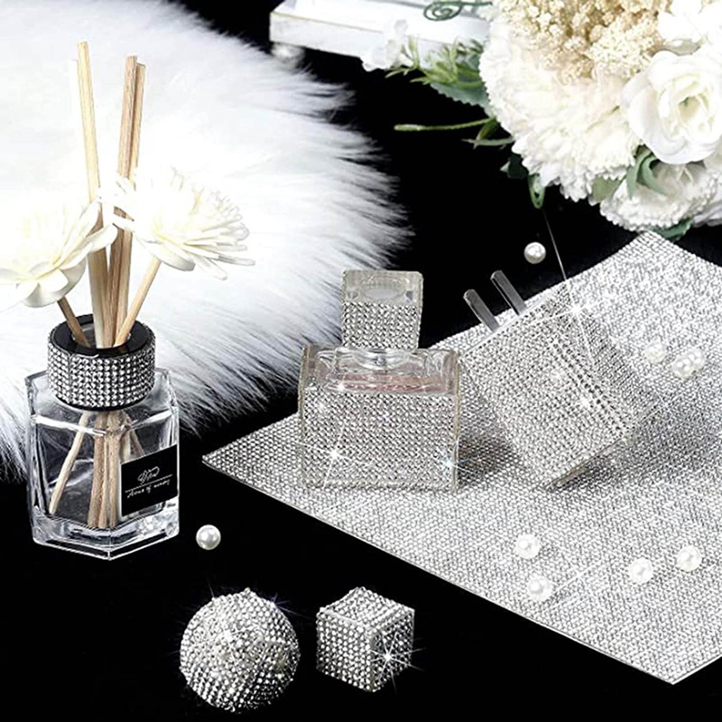 Miếng dán trang trí xe hơi đính đá lấp lánh