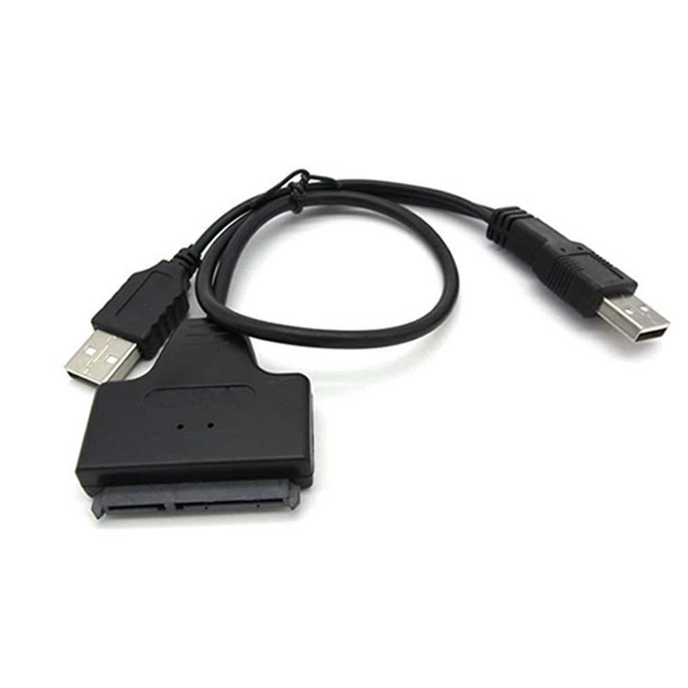 Dây Cáp Chuyển Đổi Hel + Usb 2.0 Sata 7 + 15 22pin Sang Usb 2.0 Cho Ổ Cứng 2.5 Hdd Laptop