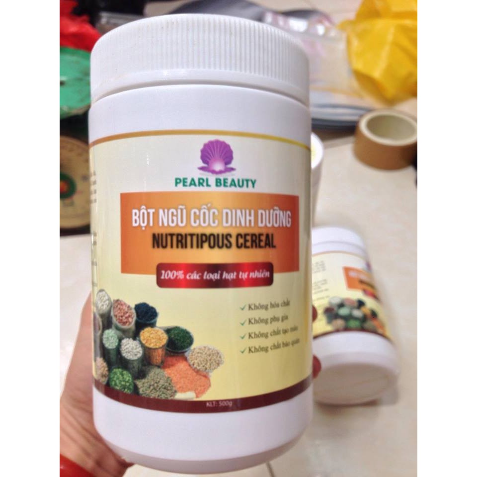 [Rẻ nhất shopee] 500 gr Bột ngũ cốc dinh dưỡng Pearl Beauty tốt cho sức khỏe | BigBuy360 - bigbuy360.vn