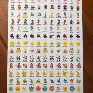 Sticker lời khen tiếng việt 15 bản