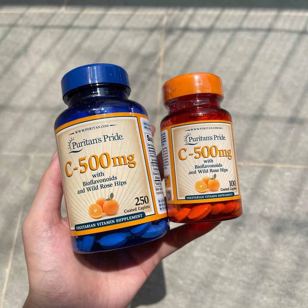 Viên uống Vitamin C 500mg Puritan's pride 100v