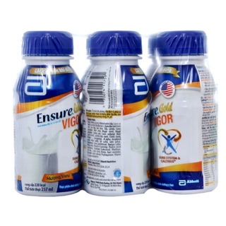 Lốc 6 chai sữa bột pha sẵn Ensure Gold Vigor 237ml ..