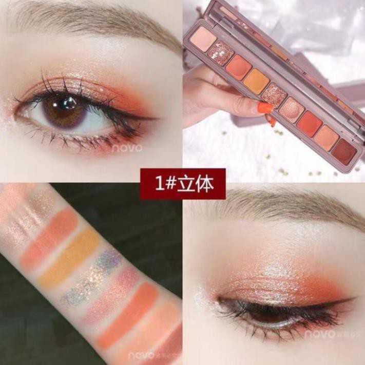 Phấn mắt 9 ô Novo soft eye shadow lasting makeup