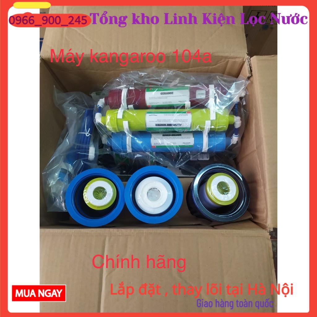 Máy Lọc Nước Kangaroo Kg104 👉 Máy Kangaroo 7 cấp Không Tủ 👉 Máy Lọc Để Gầm