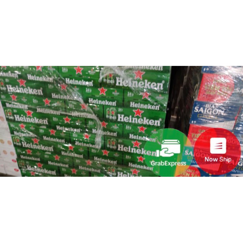 Thùng 24 lon bia heineken lon cao