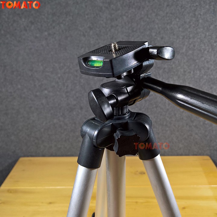 Gậy Tripod 3 chân 3110 + Kẹp điện thoại, Có Remote Bluetooth chụp ảnh,Giá Đỡ Điện Thoại 3110