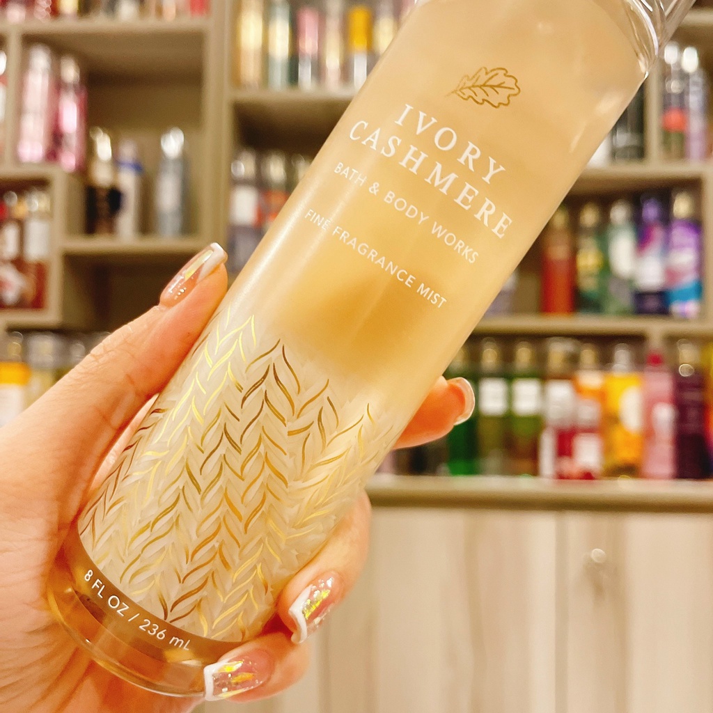 Auth_IVORY CASHMERE - Xịt Thơm Body Mist Toàn Thân Bath & Body Works
