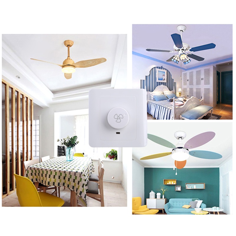 Công tắc điều chỉnh tốc độ quạt trần 86 loại 220V 10A