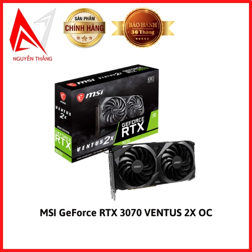 Vga card màn hình MSI GeForce RTX 3070 VENTUS 2X OC (LHR V2) new chính hãng