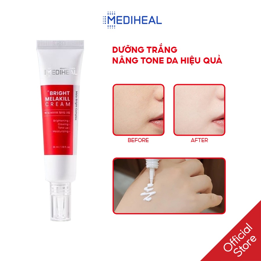 Kem dưỡng trắng da nâng tone MEDIHEAL BRIGHT MELAKILL CREAM 35ml