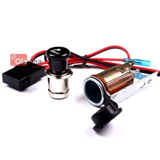 Sạc điện thoại trên xe máy chế cháo