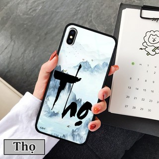 Ốp lưng iPhone XS Max- In chữ thư pháp