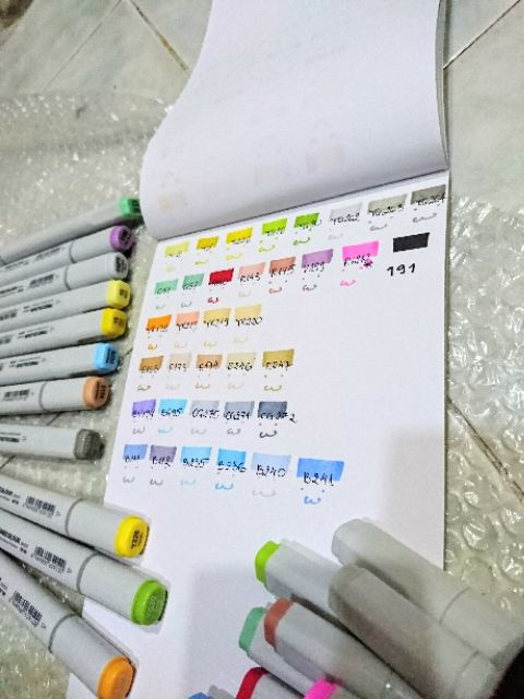 Bút marker hai đầu Fine Colour - inbox chọn màu