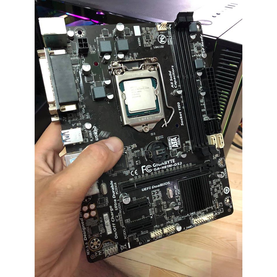 Mainboard H81M-DS2 gigabite bền đẹp rẻ