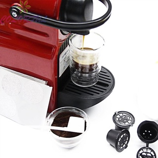 【COLORFUL】Coffee Capsule Cup Filter Pod Refillable Reusable With Spoon And Brush 28*36mm