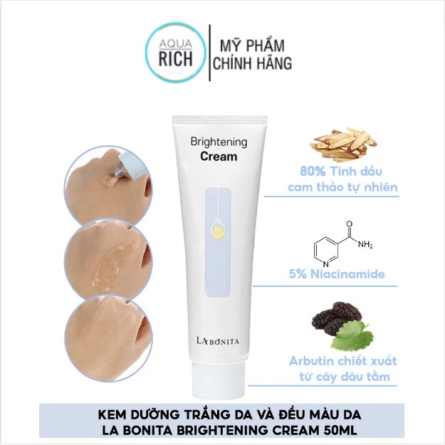 Kem làm sáng da &amp; đều màu da-La Bonita Brightening Cream 50ml