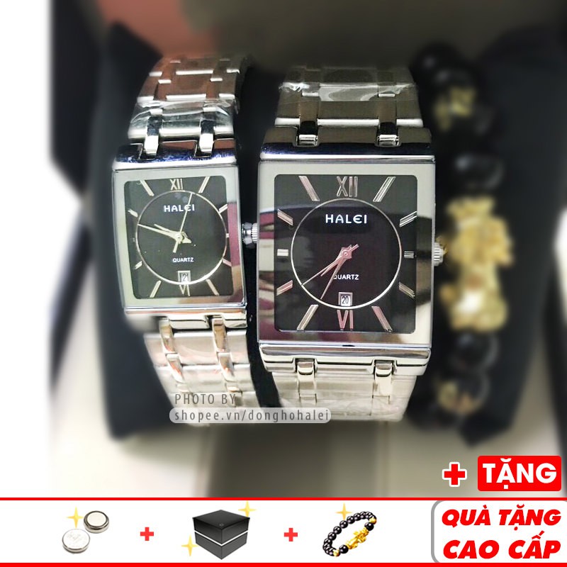 Đồng hồ nam Halei 6688 chính hãng mặt vuông cao cấp sang trọng - Đồng Hồ Halei | BigBuy360 - bigbuy360.vn