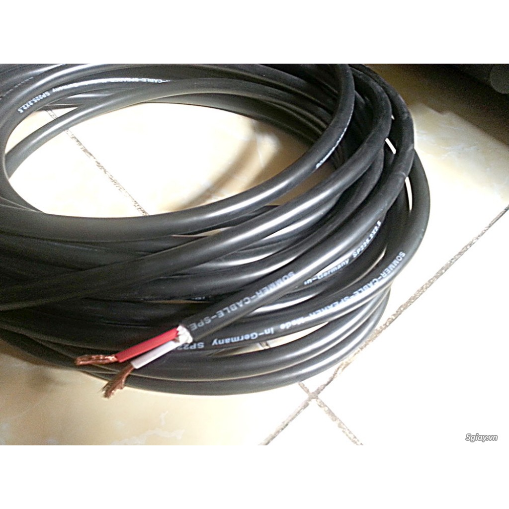 Dây loa Sommer 2 lõi SP225 2.5mm, OFC, 18AWG 4 Mét