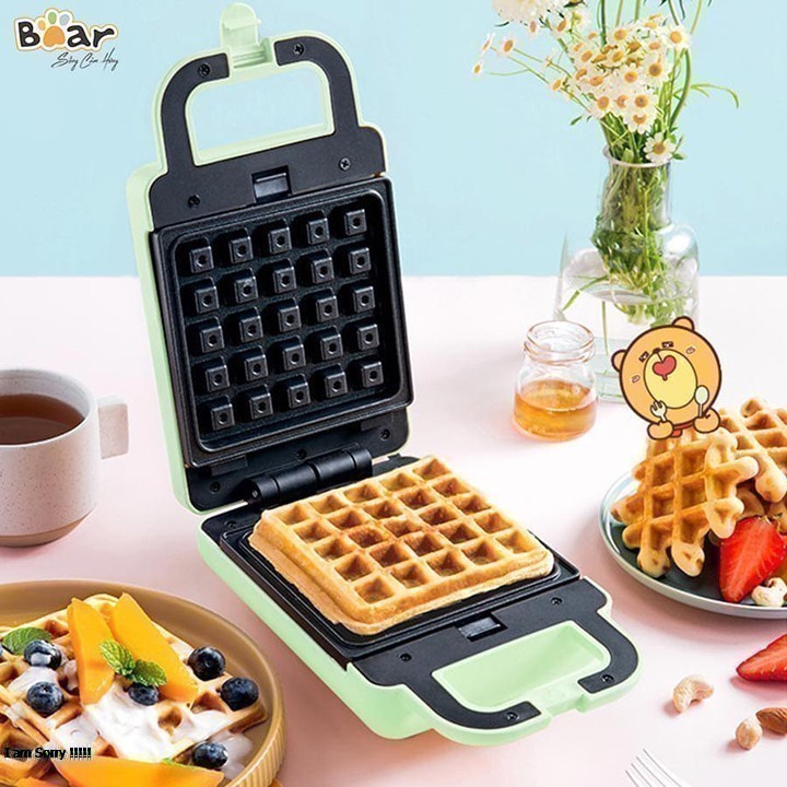 [Mã ELHADEV giảm 4% đơn 300K] Máy Nướng Bánh Mì Sandwich Làm Bánh Waffle, Rán Trứng Xúc Xích Bear DBC-P06N2